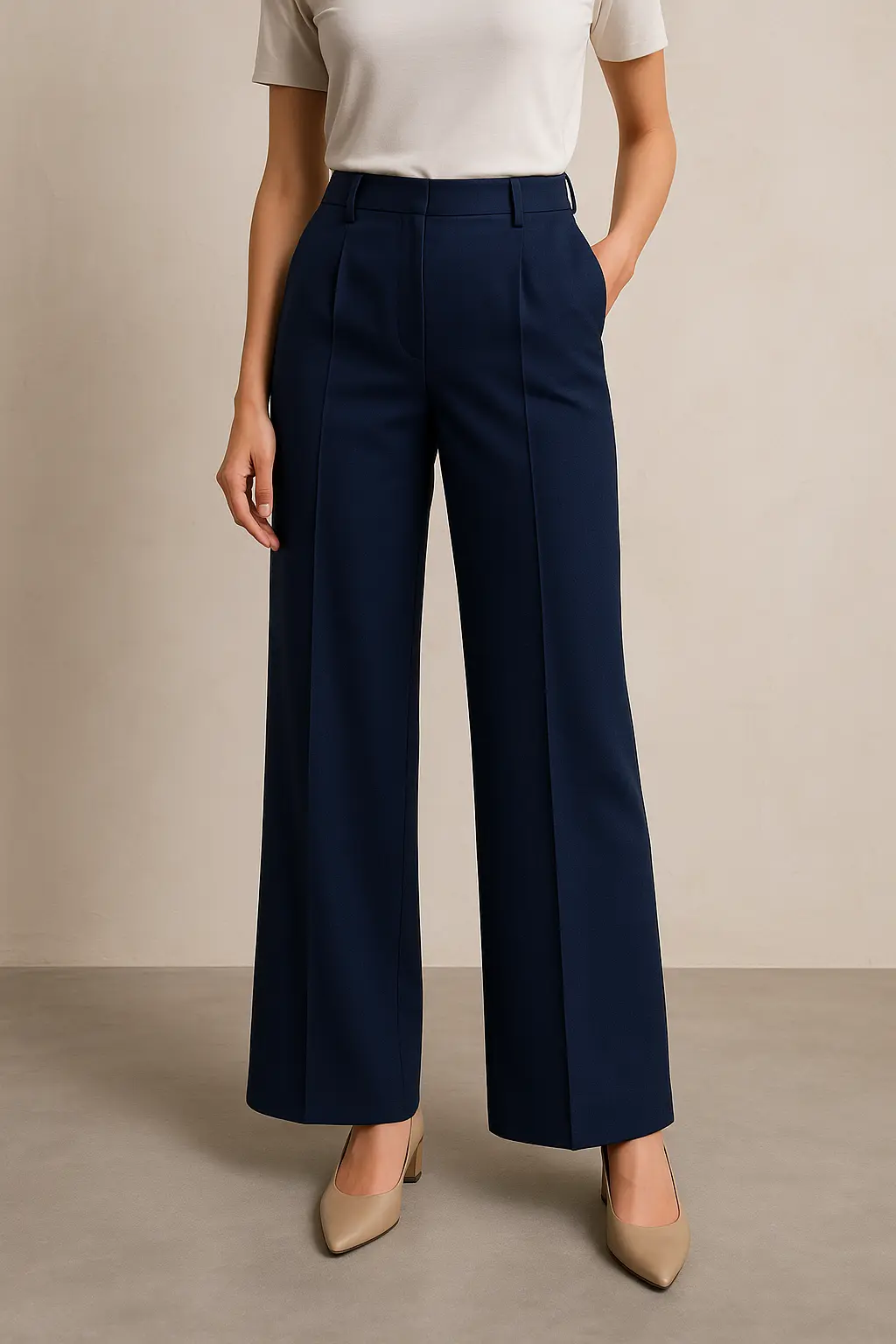 celana palazo inara wool moiztex